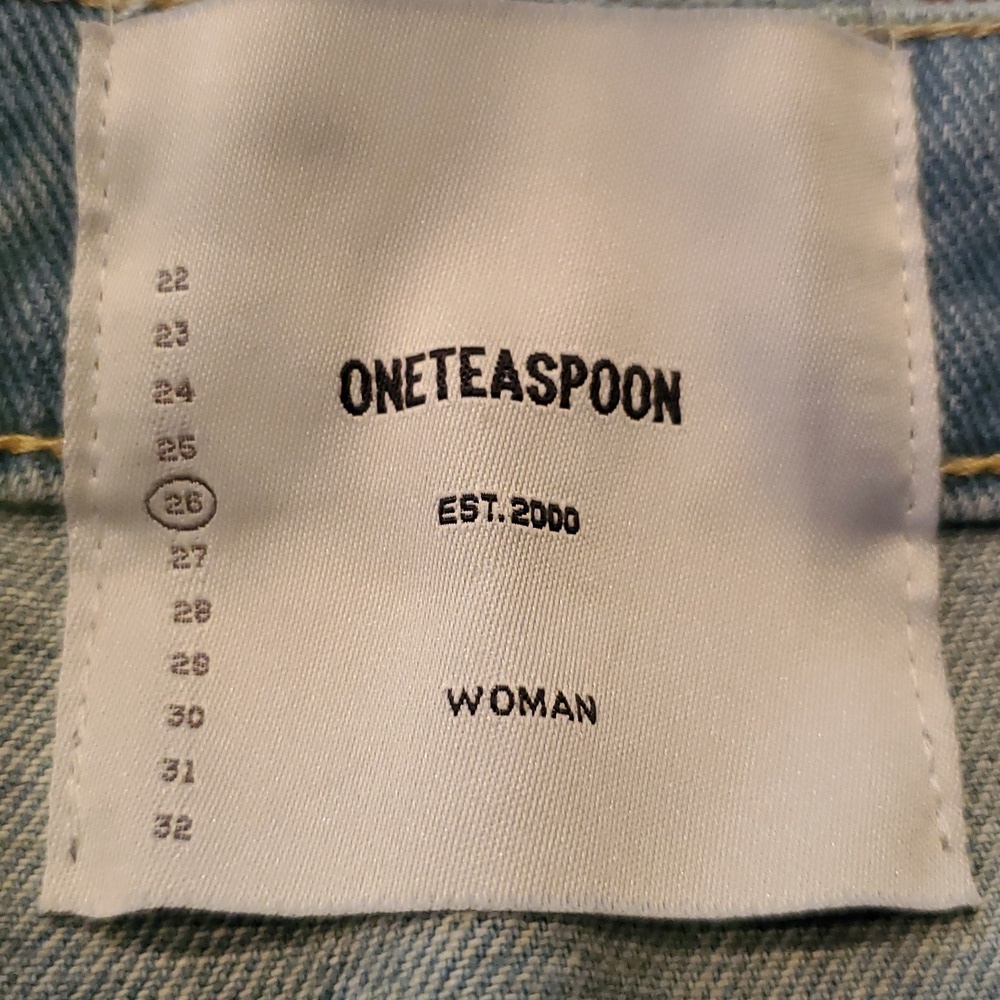 One Teaspoon  by Recolve Blue Jean Skirt. Size 26. - Picture 4 of 4